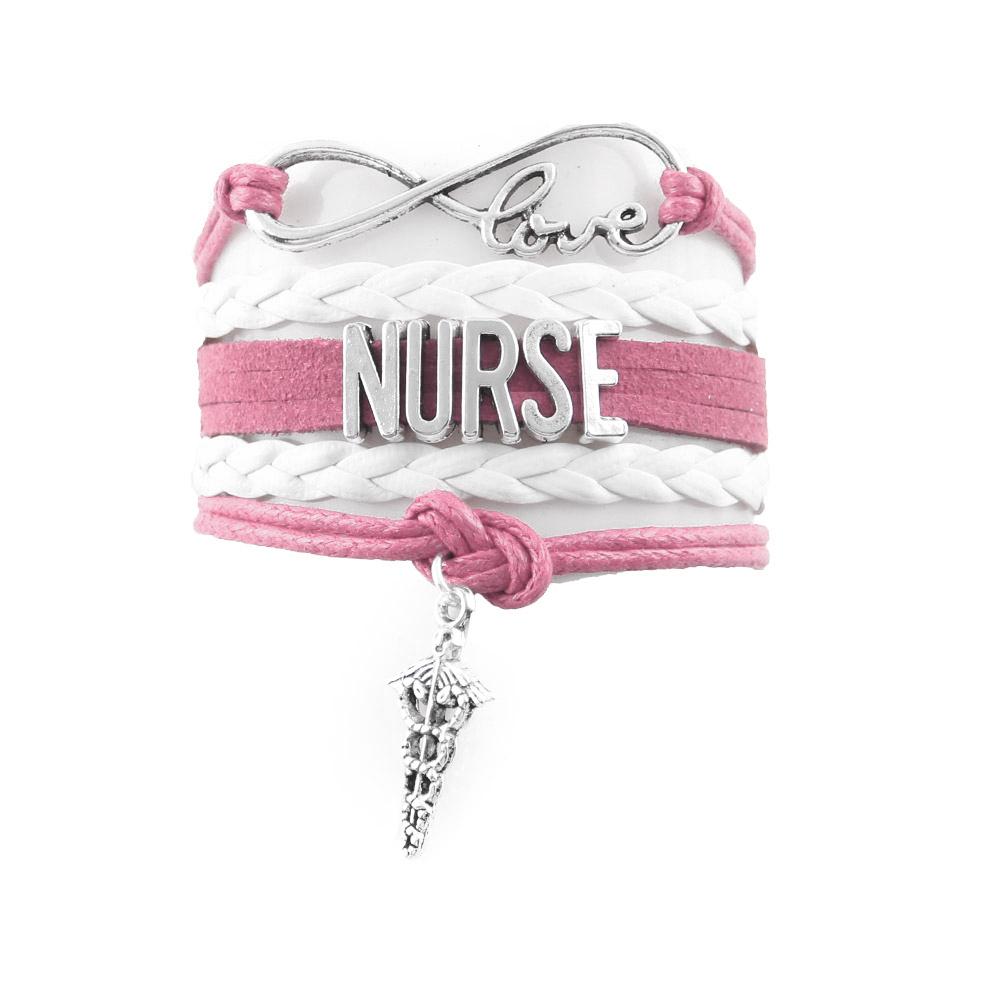 Nurse Infinity Love Bracelet With EMS Charm | Heroic Defender