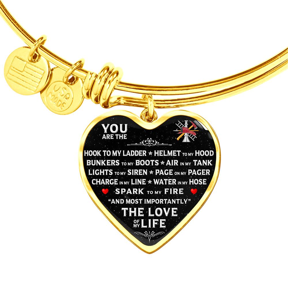 You Are The "Love Of My Life" Firefighter Bracelet | Heroic Defender