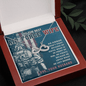 Air Force Wife Infinity Heart Necklace