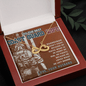 Coast Guard Wife Infinity Heart Necklace