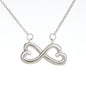 Coast Guard Wife Infinity Heart Necklace