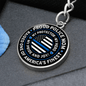 Police Mom "Pride and Joy" Keychain