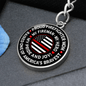 Firefighter Mom "Pride and Joy" Keychain