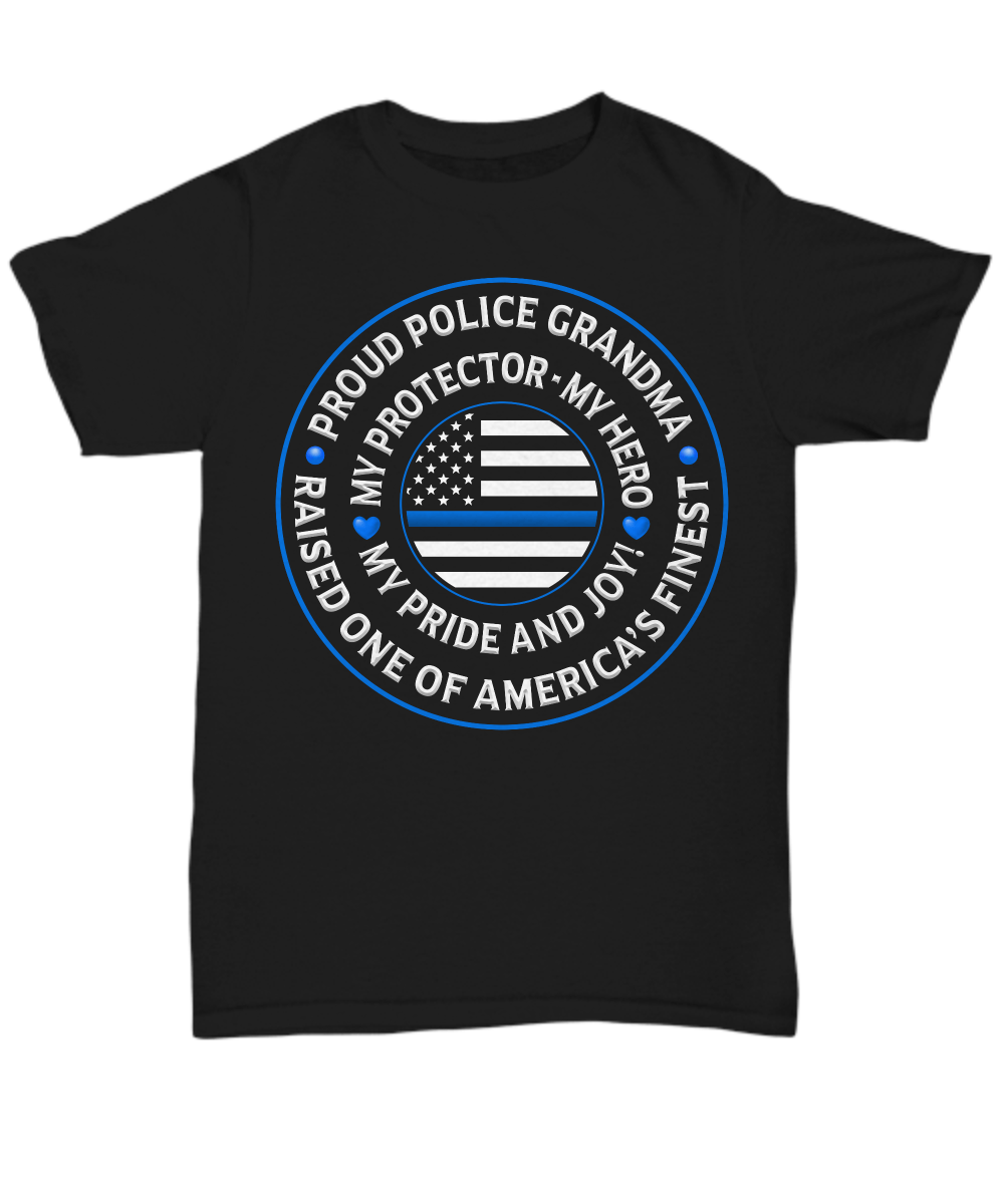 Police Grandma "Pride and Joy" Shirt - Heroic Defender