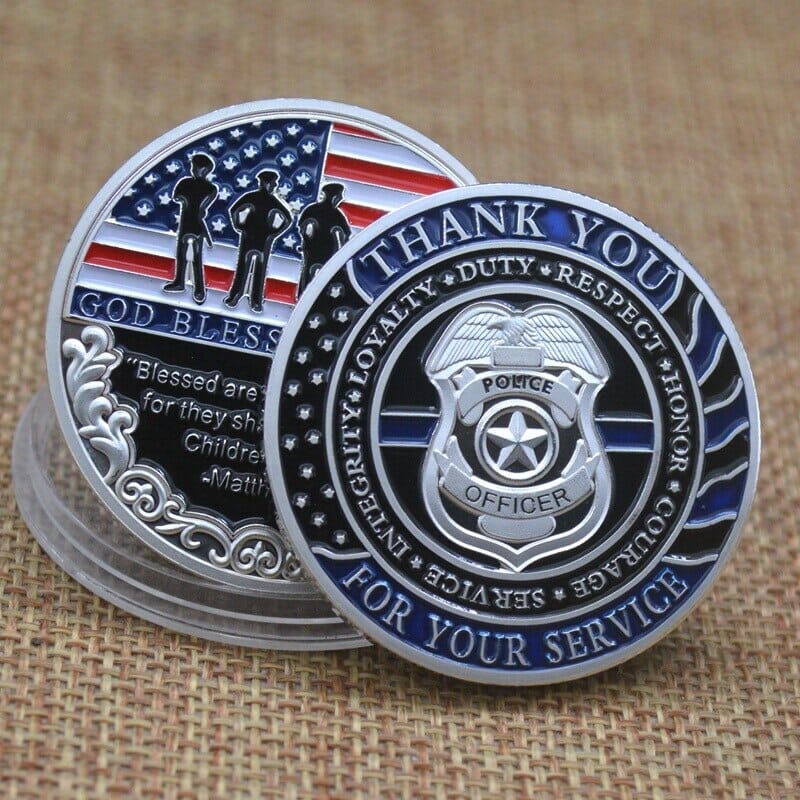 Thank You Police Challenge Coin