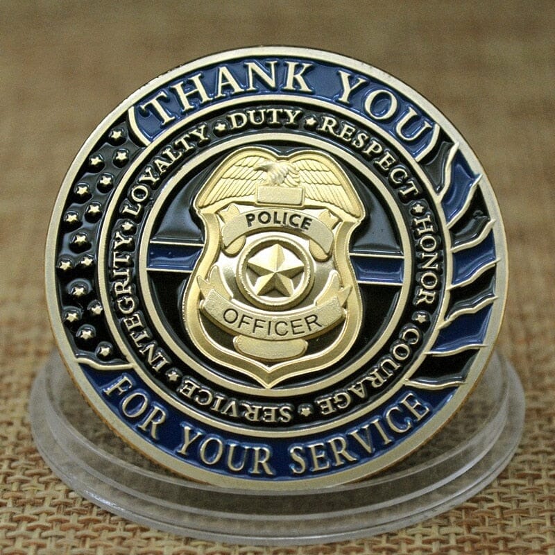 Thank You Police Challenge Coin