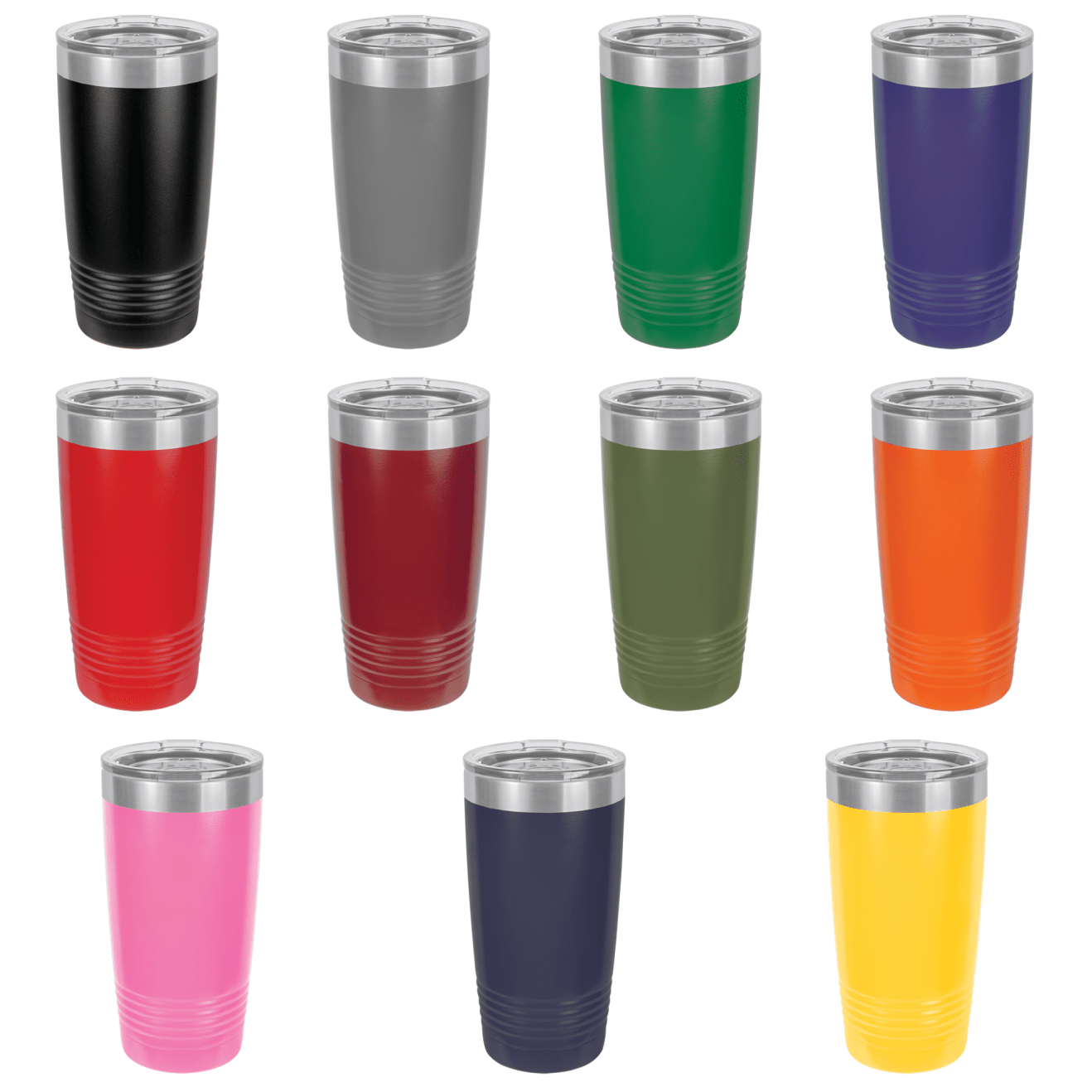 Patriotic Laser Engraved Vacuum Insulated Tumblers (20 oz)