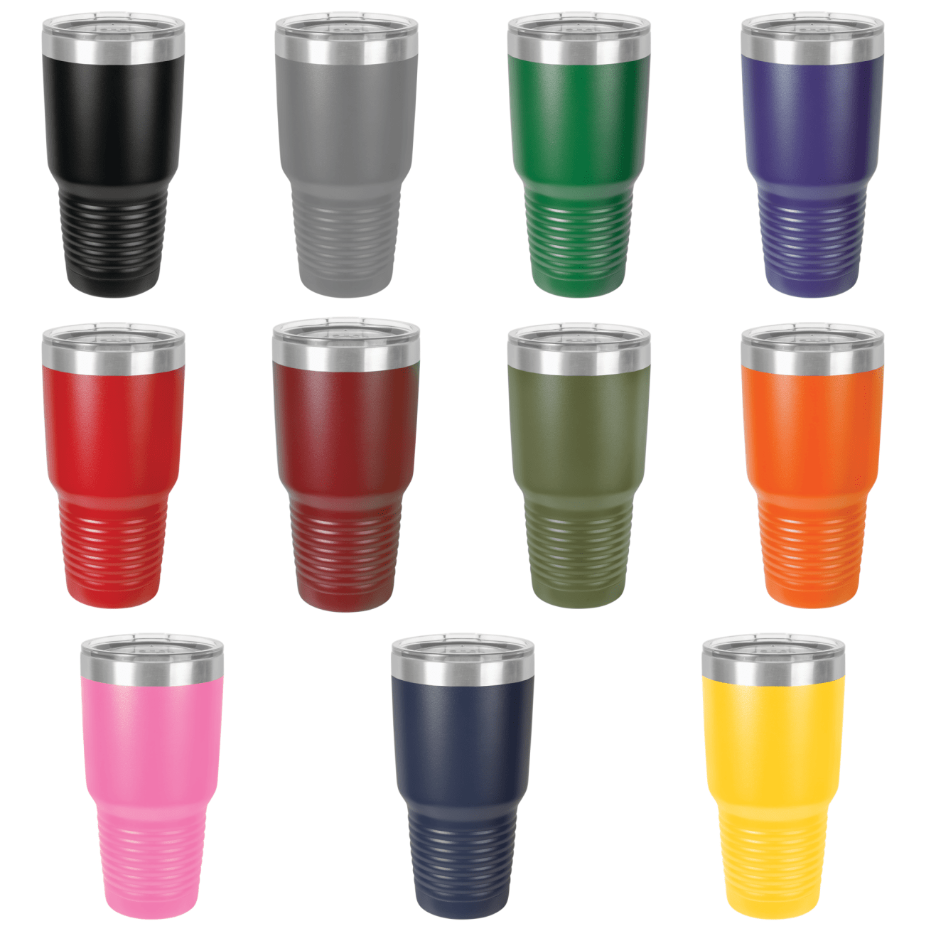 Patriotic Laser Engraved Vacuum Insulated Tumblers (30 oz)