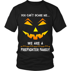We Are a Firefighter Family Halloween Shirt - Heroic Defender