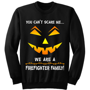 We Are a Firefighter Family Halloween Sweatshirt - Heroic Defender