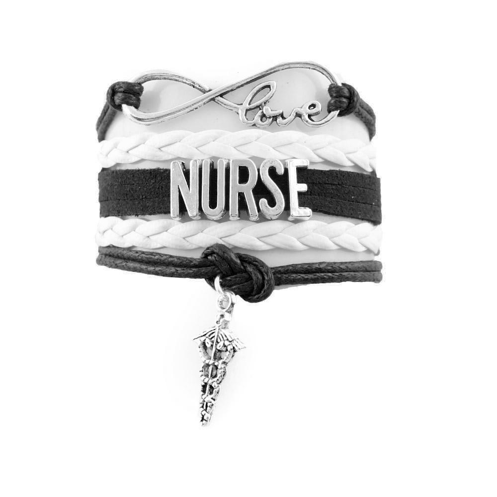Nurse Infinity Love Bracelet With EMS Charm | Heroic Defender