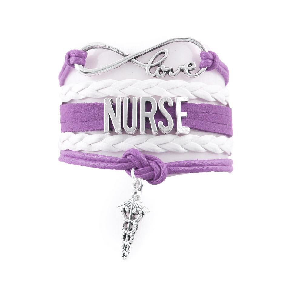 Nurse Infinity Love Bracelet With EMS Charm | Heroic Defender