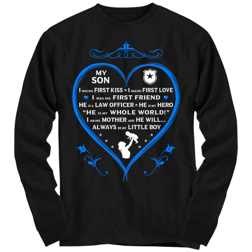 Police Mom "I Am His Mother" Shirt - Heroic Defender