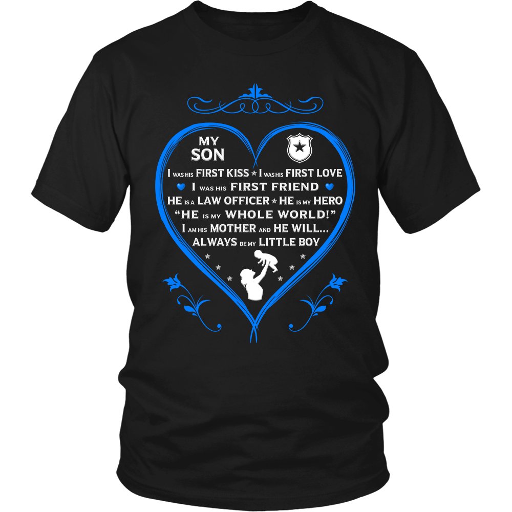 Police Mom "I Am His Mother" Shirt - Heroic Defender