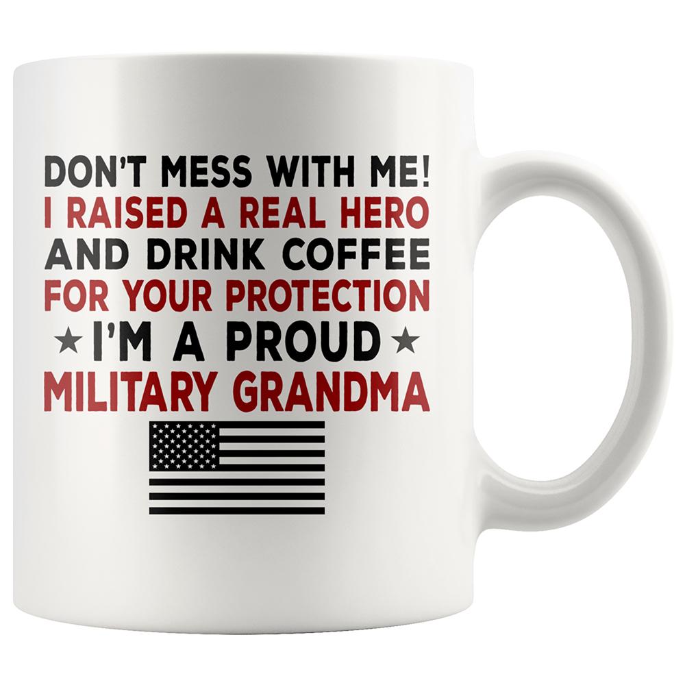 Proud Military Grandma Coffee Mug | Heroic Defender