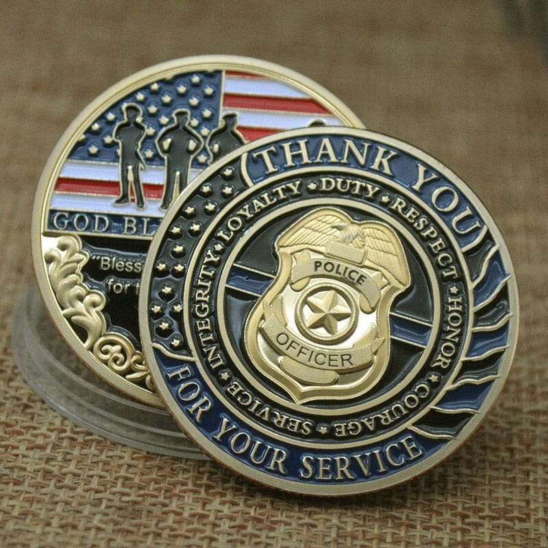 Thank You Police Challenge Coin