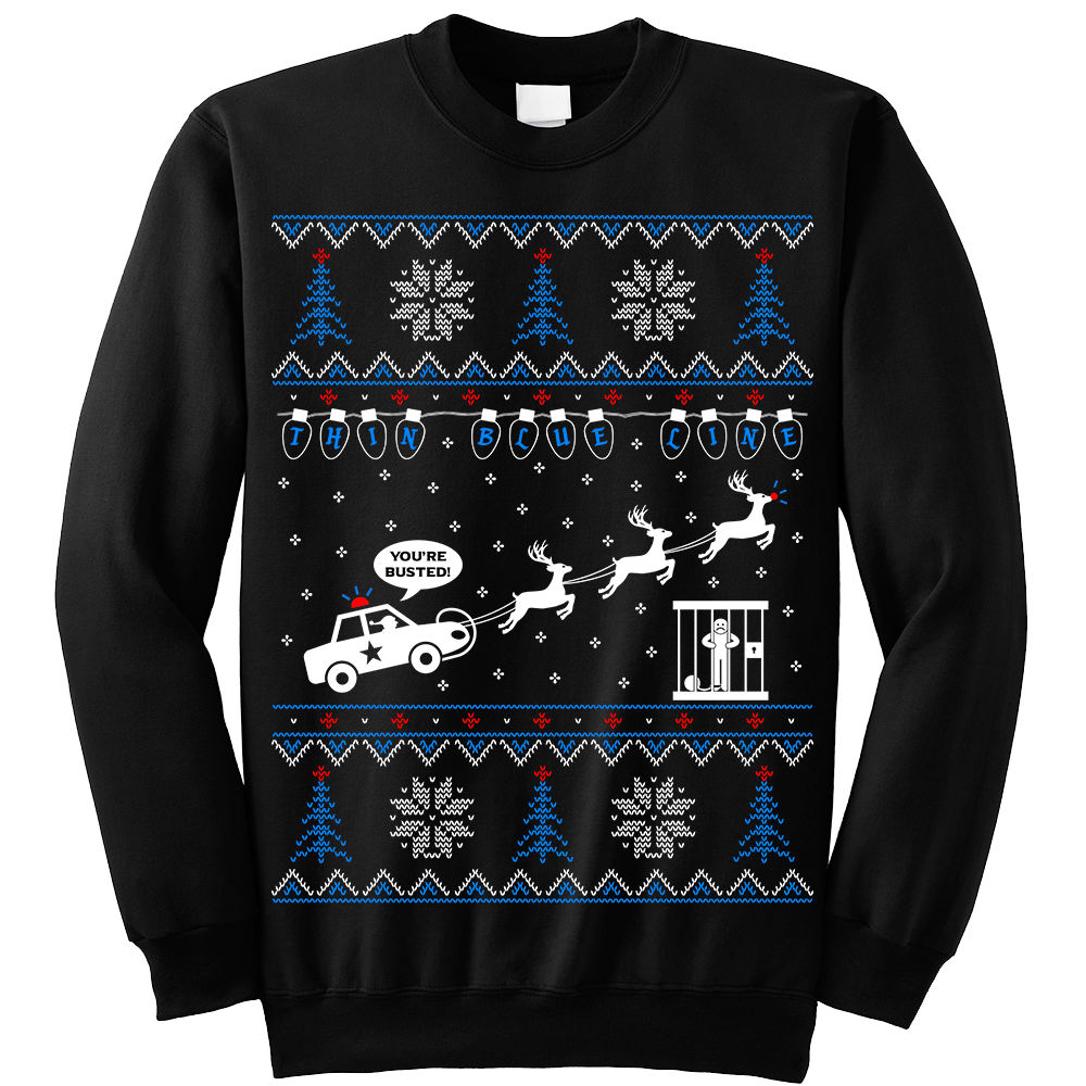 Blue line sweater best sale