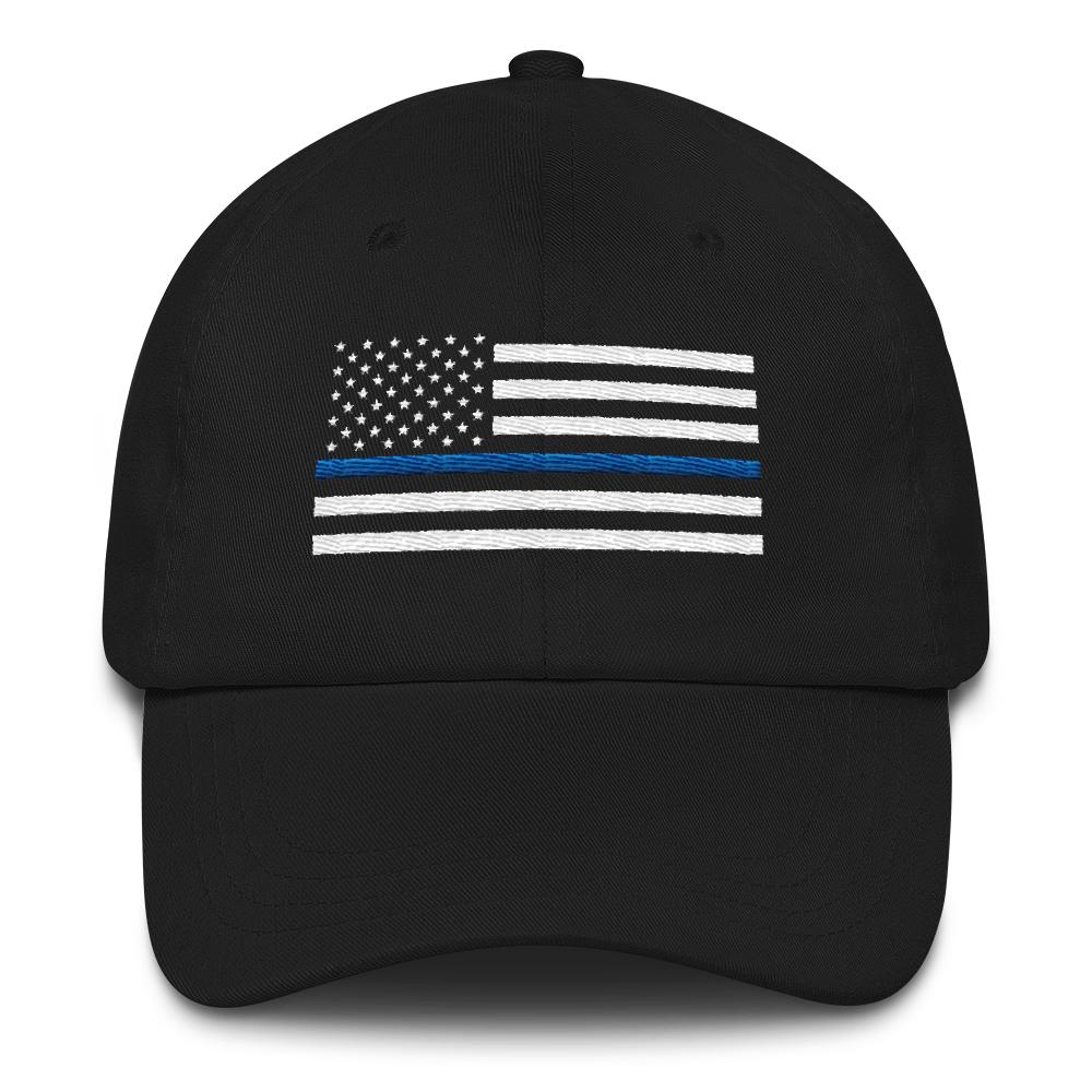 Thin Blue Line Flag Baseball Cap - Heroic Defender