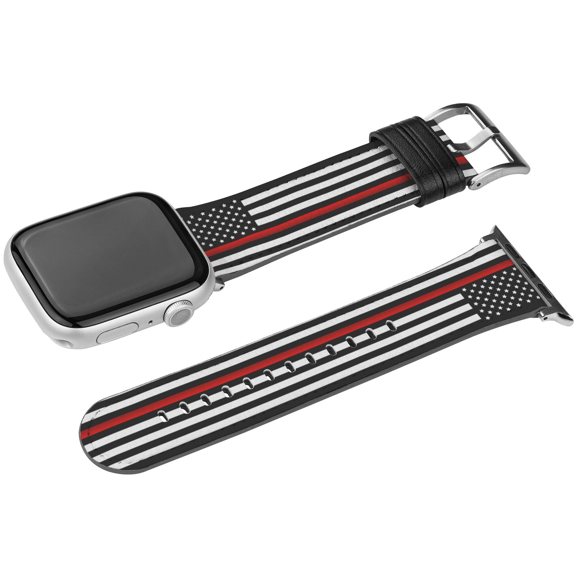 Thin Red Line Apple Watch Band
