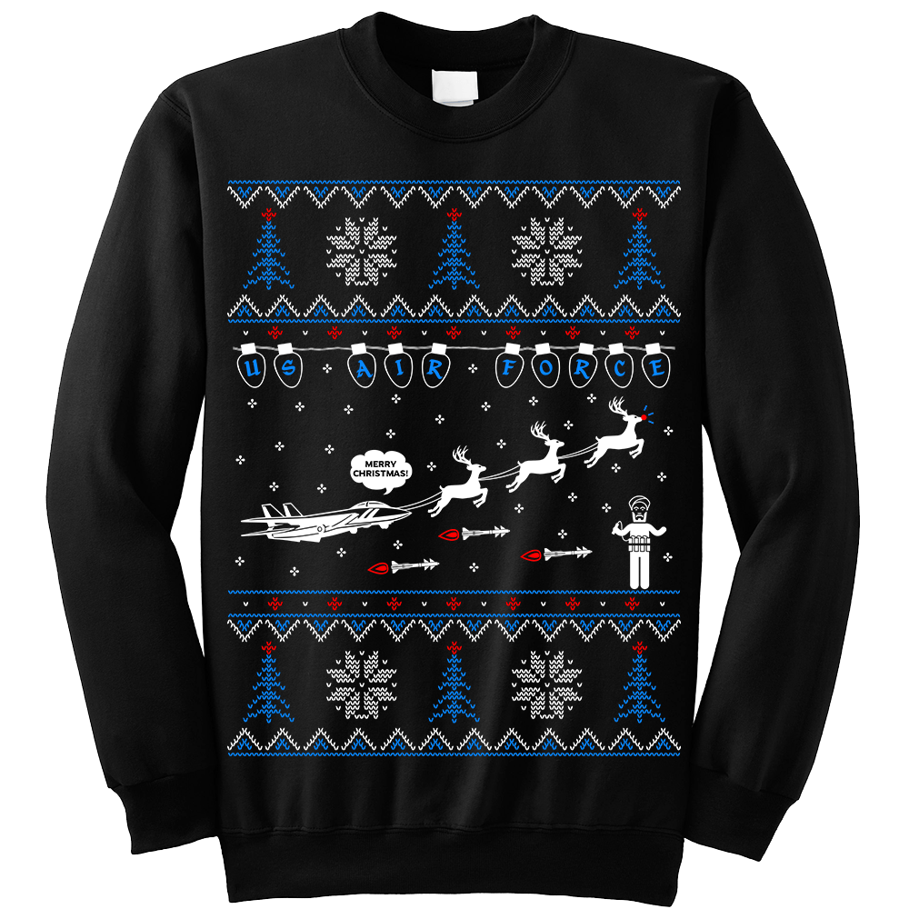 Air force 2025 christmas sweater