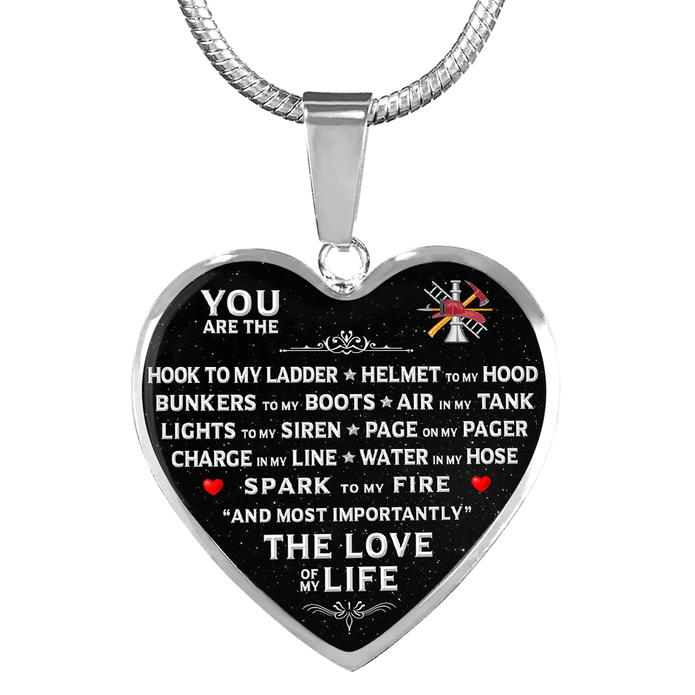 Firefighter discount girlfriend necklace