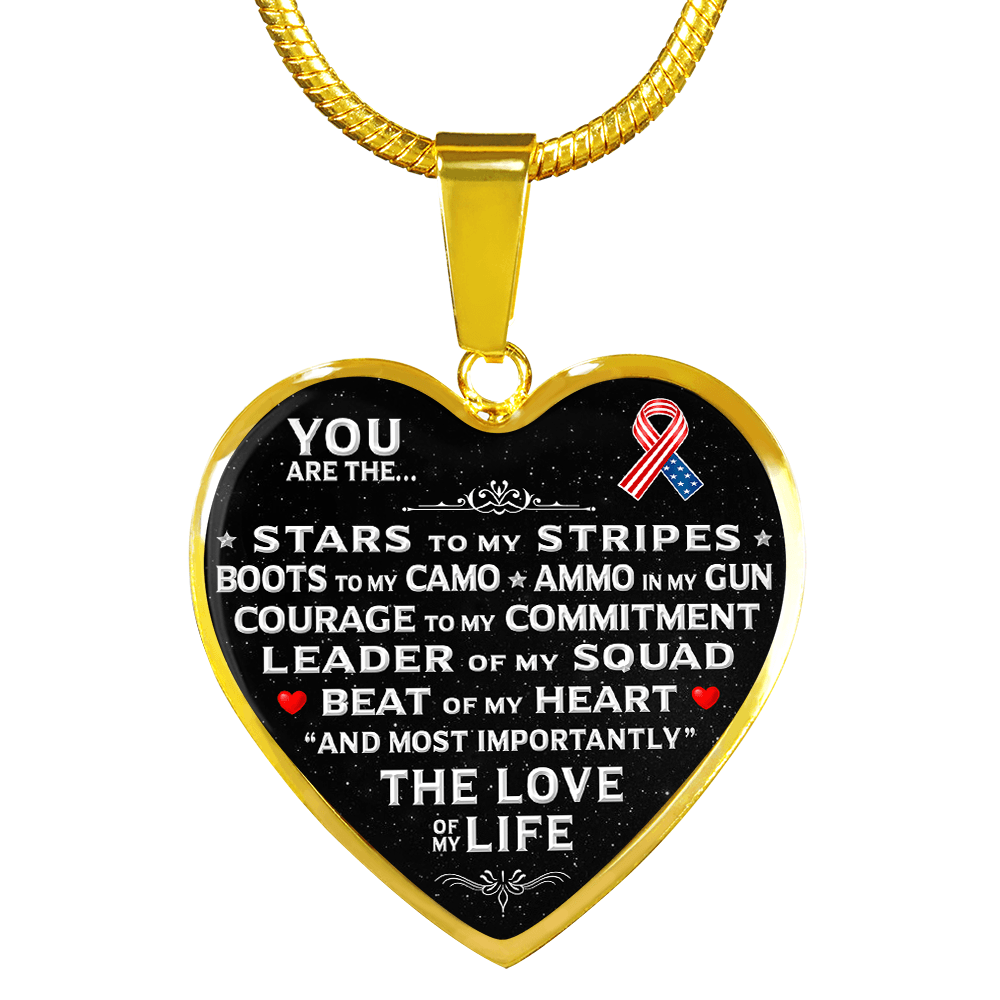 You Are The "Love Of My Life" Military Necklace | Heroic Defender