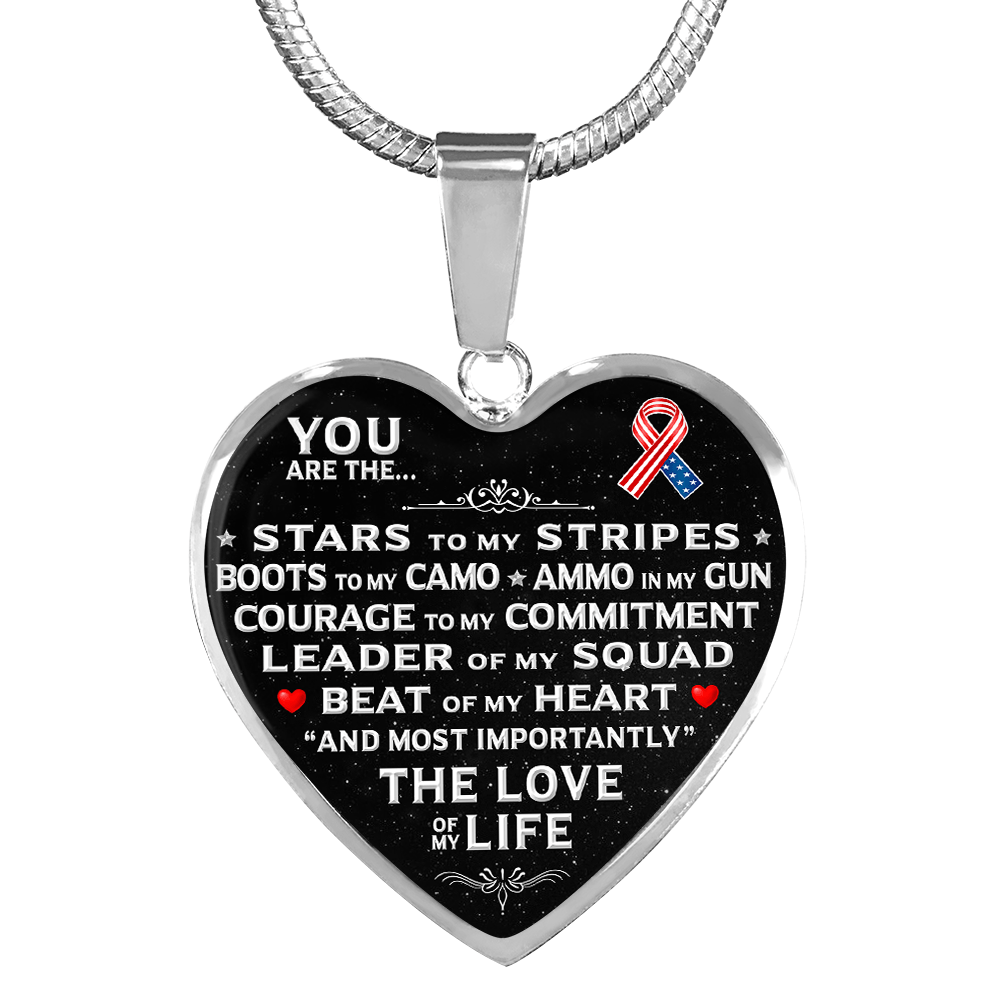 You Are The "Love Of My Life" Military Necklace | Heroic Defender