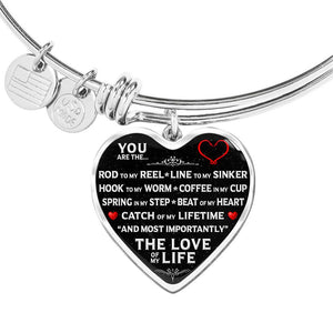 You Are The "Love Of My Life" Fishing Bracelet | Heroic Defender