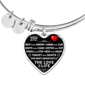 You Are The "Love Of My Life" Hunter Bracelet | Heroic Defender