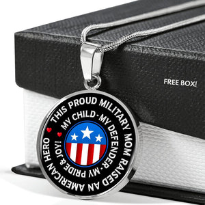 Military Mom "Pride and Joy" Necklace | Heroic Defender