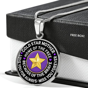 Gold Star Mother "Love You For Always" Necklace | Heroic Defender