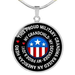 Military Grandma "Pride and Joy" Necklace | Heroic Defender