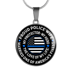 Police Wife "Love of My Life" Necklace - Heroic Defender