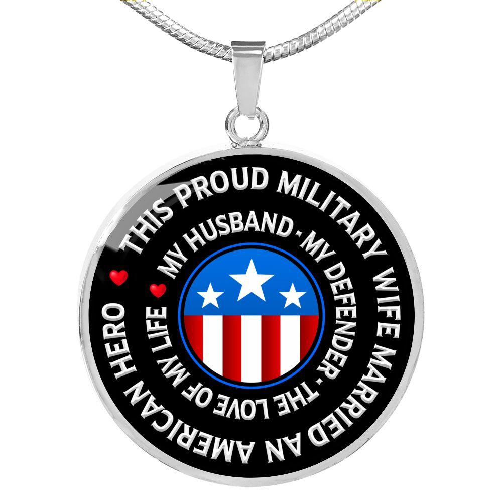 Military Wife "Love of My Life" Necklace | Heroic Defender