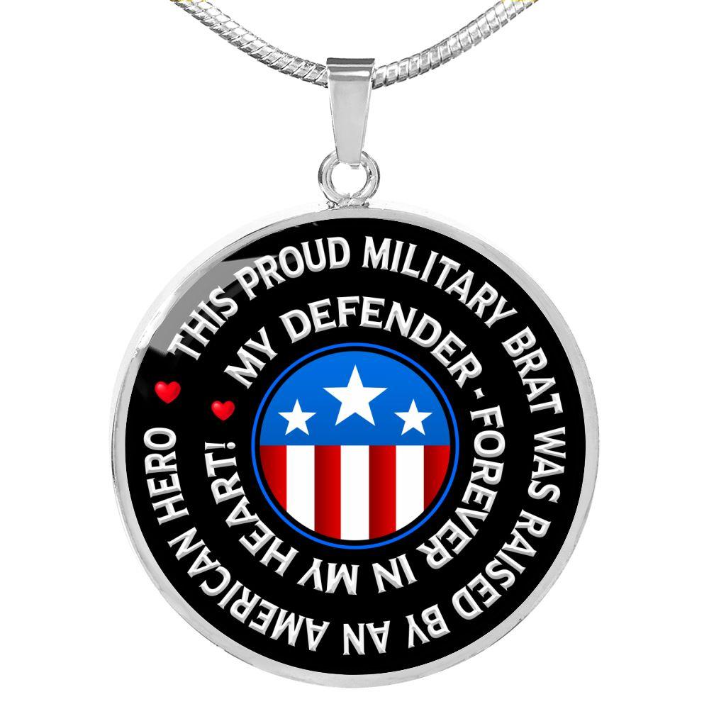 Military Brat "Forever In My Heart" Necklace | Heroic Defender