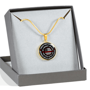 Firefighter Wife "Love of My Life" Necklace - Heroic Defender
