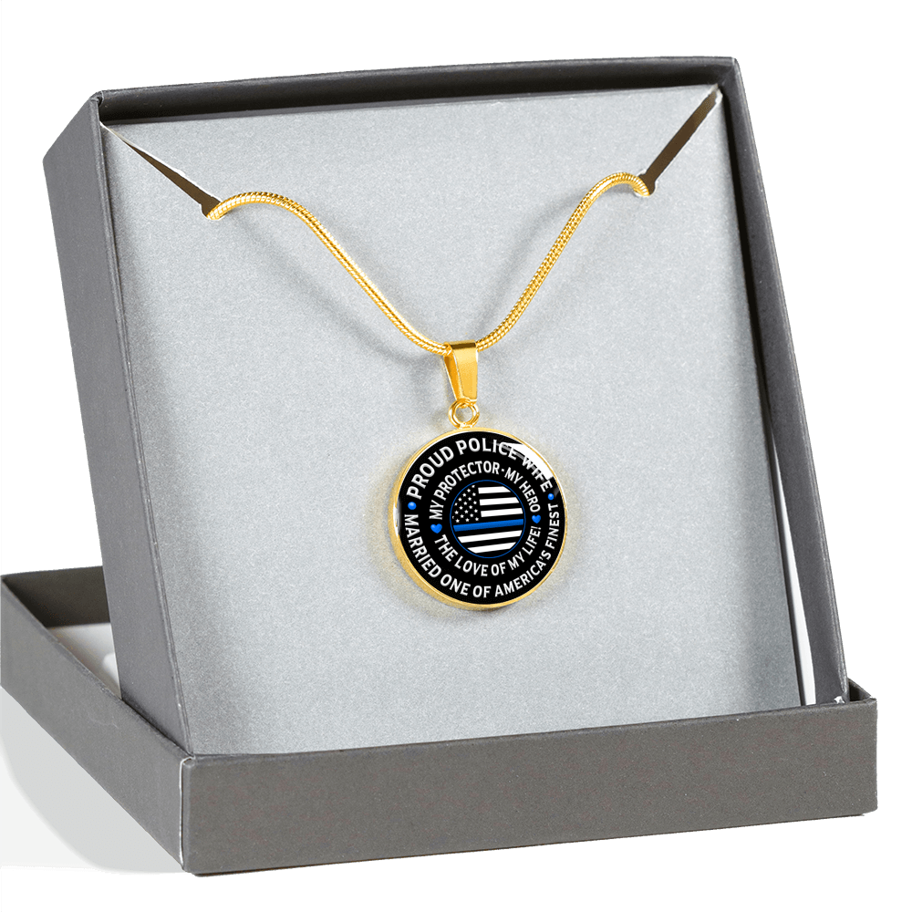 Police Wife "Love of My Life" Necklace - Heroic Defender