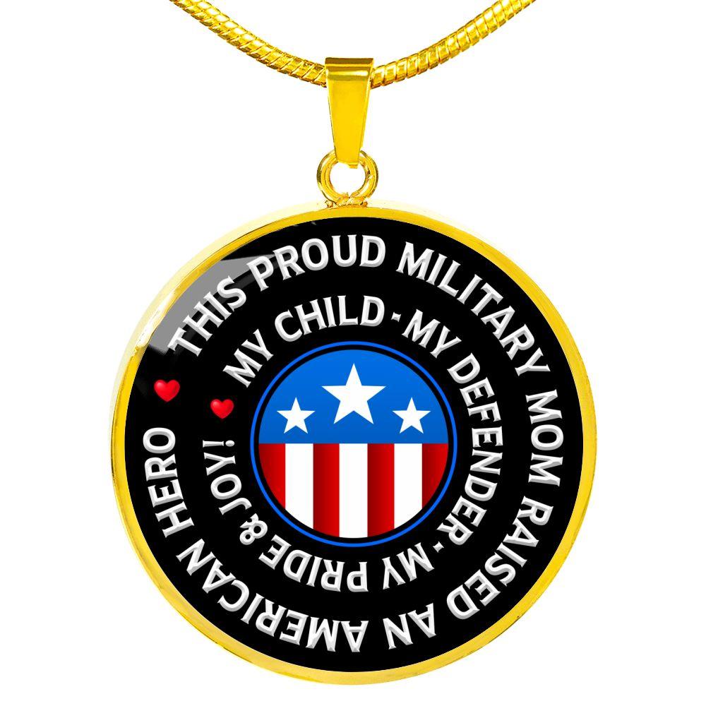 Military Mom "Pride and Joy" Necklace | Heroic Defender