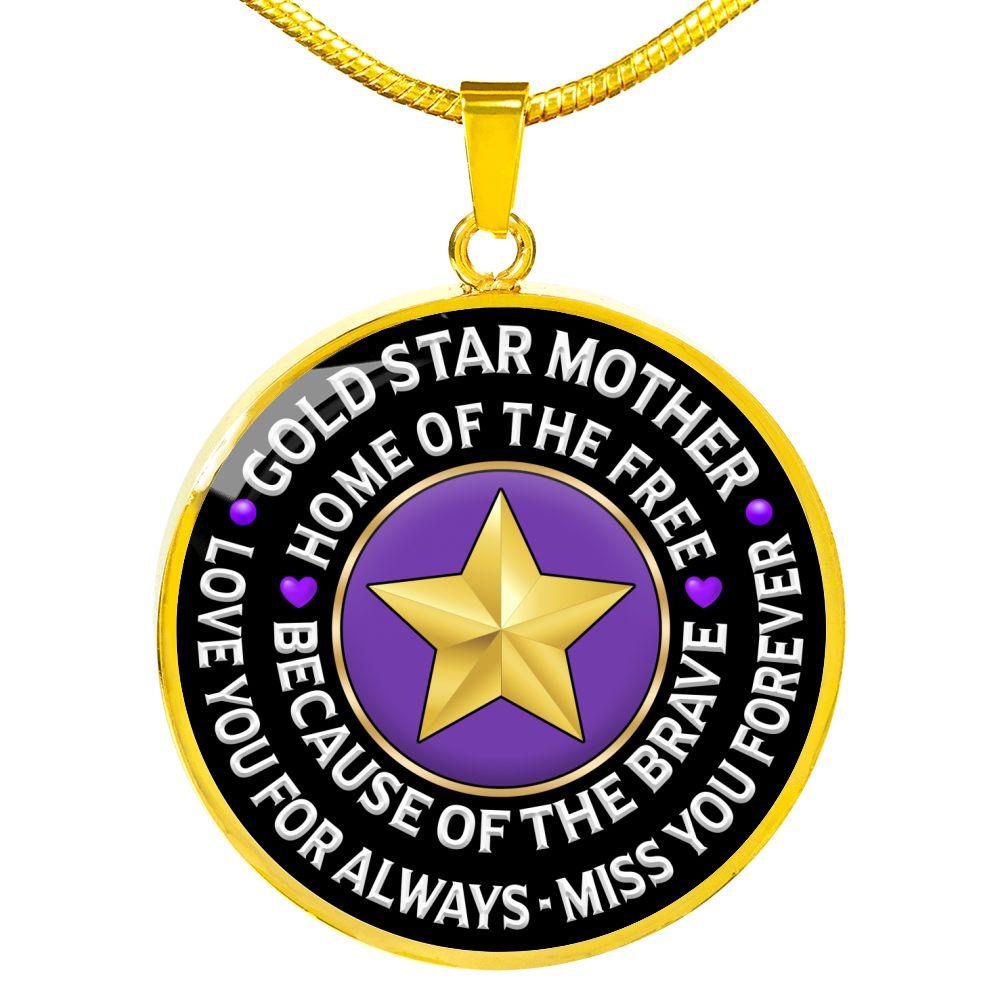 Gold Star Mother "Love You For Always" Necklace | Heroic Defender
