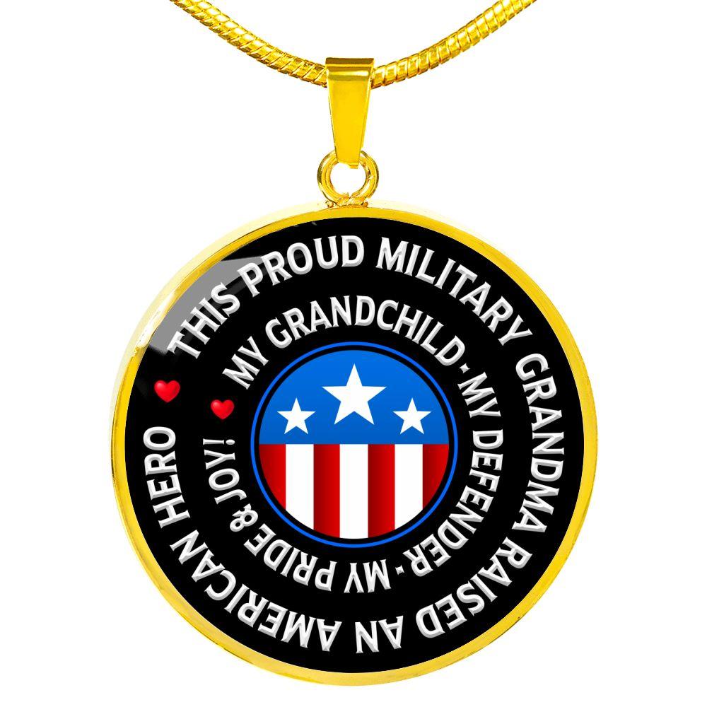 Military Grandma "Pride and Joy" Necklace | Heroic Defender