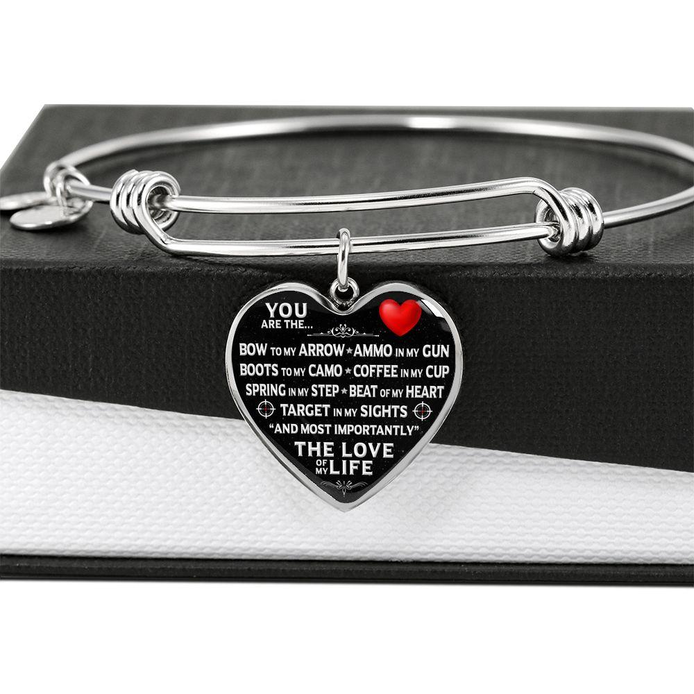 You Are The "Love Of My Life" Hunter Bracelet | Heroic Defender