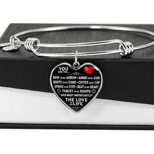 You Are The "Love Of My Life" Hunter Bracelet | Heroic Defender