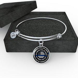 Police Mom "Pride and Joy" Bangle Bracelet - Heroic Defender