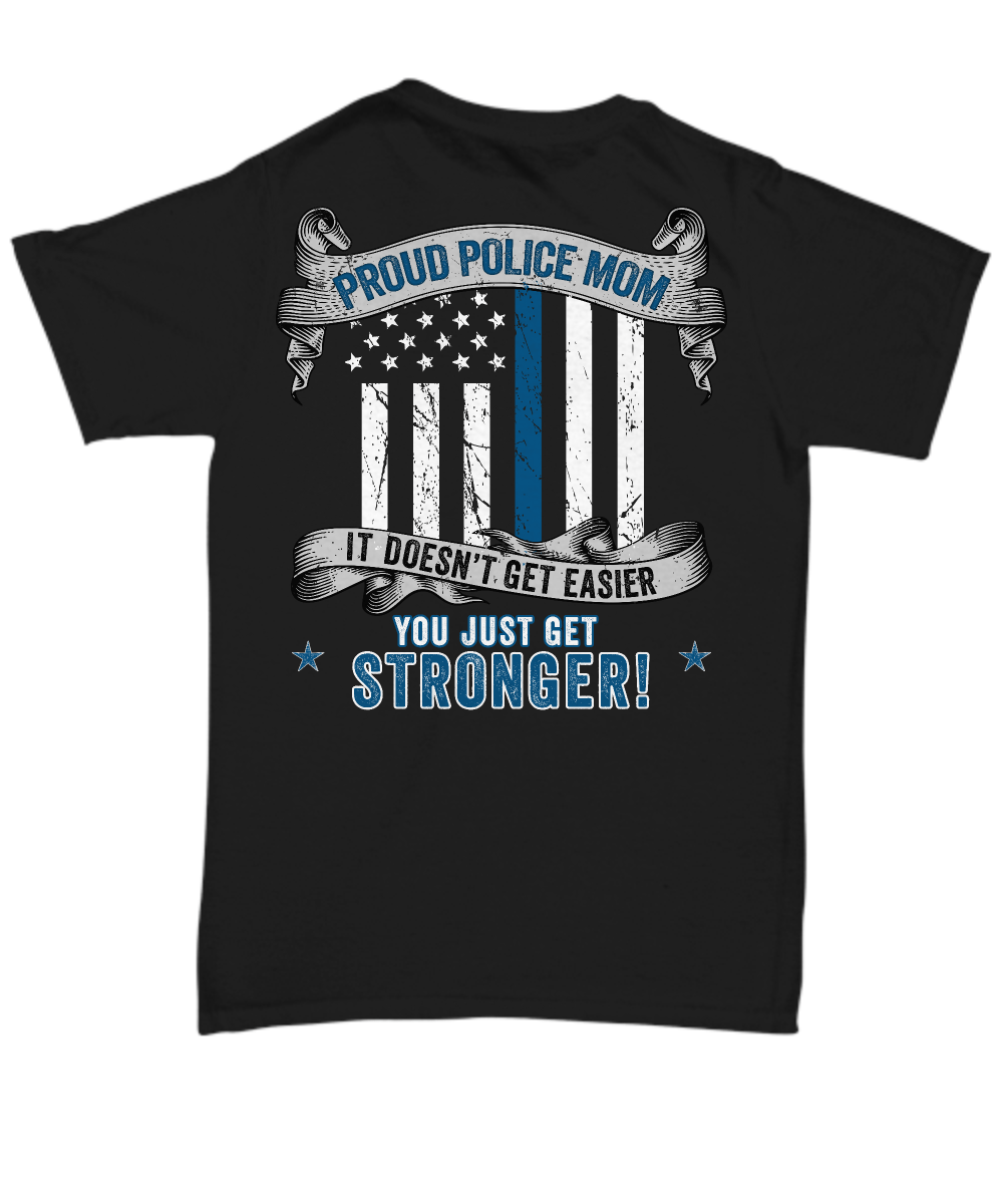 Strong Police Mom Shirt - Heroic Defender