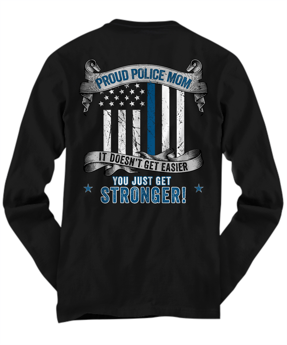 Strong Police Mom Shirt - Heroic Defender