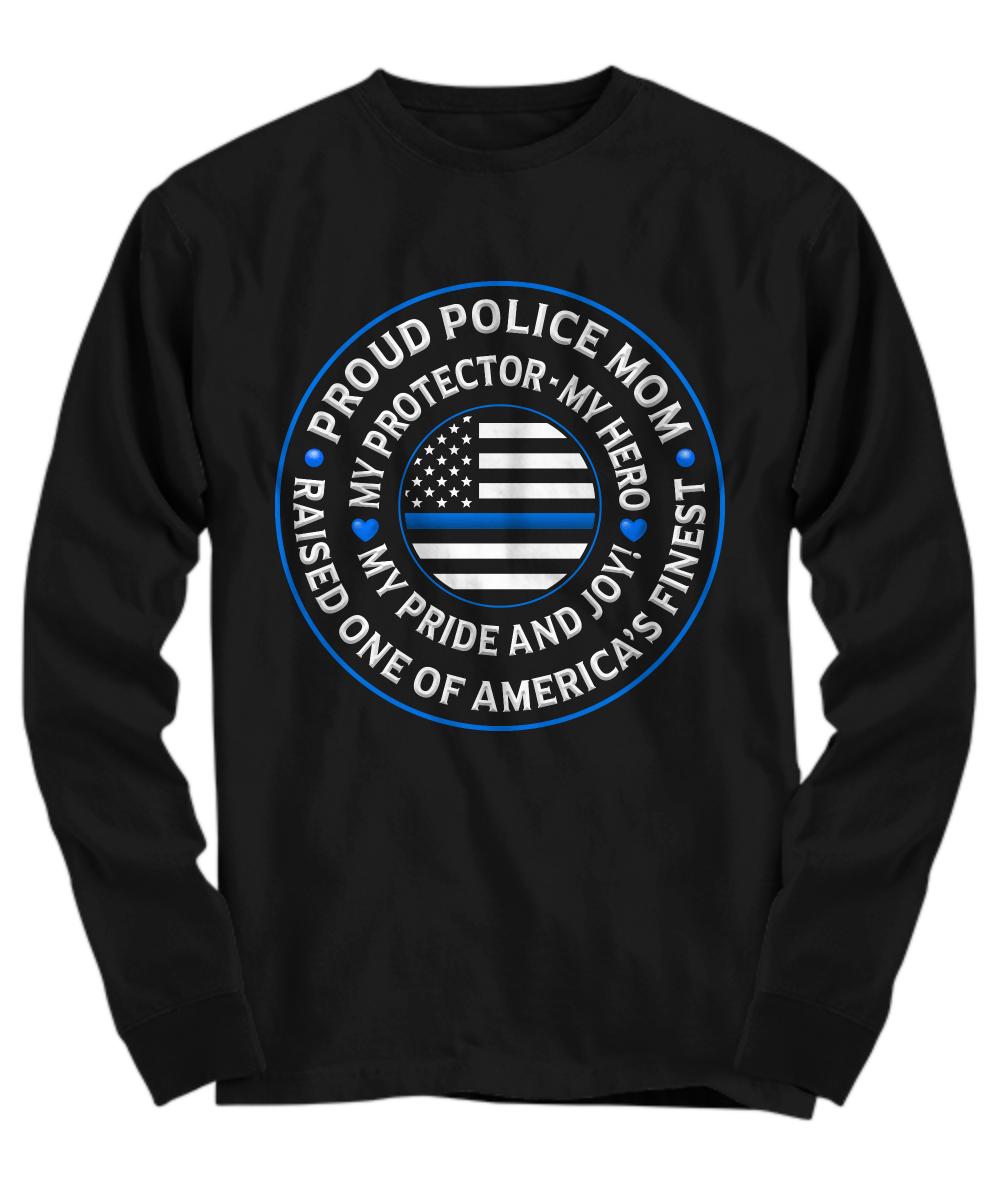 Police Mom "Pride and Joy" Shirt - Heroic Defender