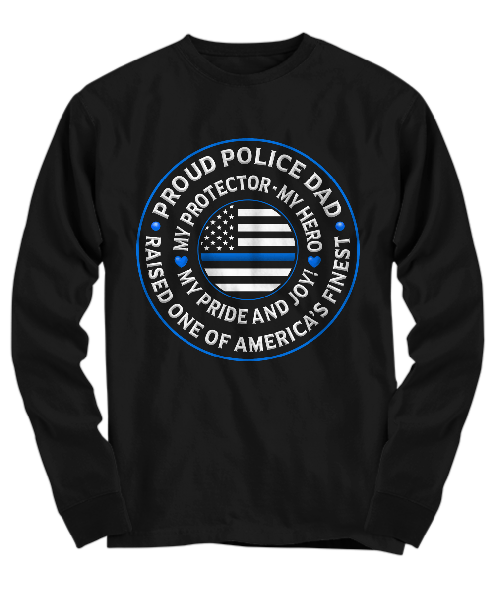 Police Dad "Pride and Joy" Shirt - Heroic Defender