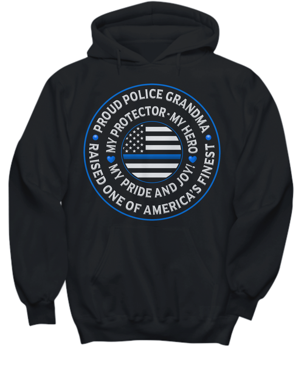 Police Grandma "Pride and Joy" Sweatshirt - Heroic Defender