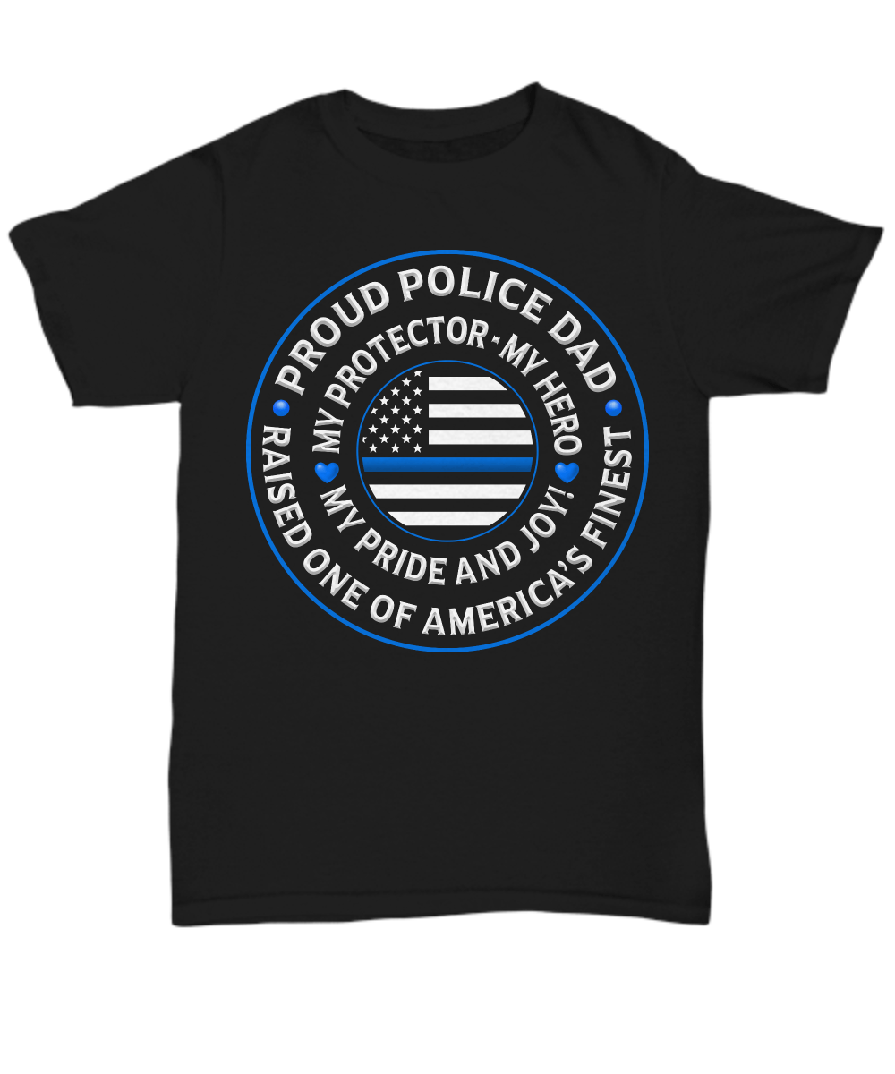 Police Dad "Pride and Joy" Shirt - Heroic Defender