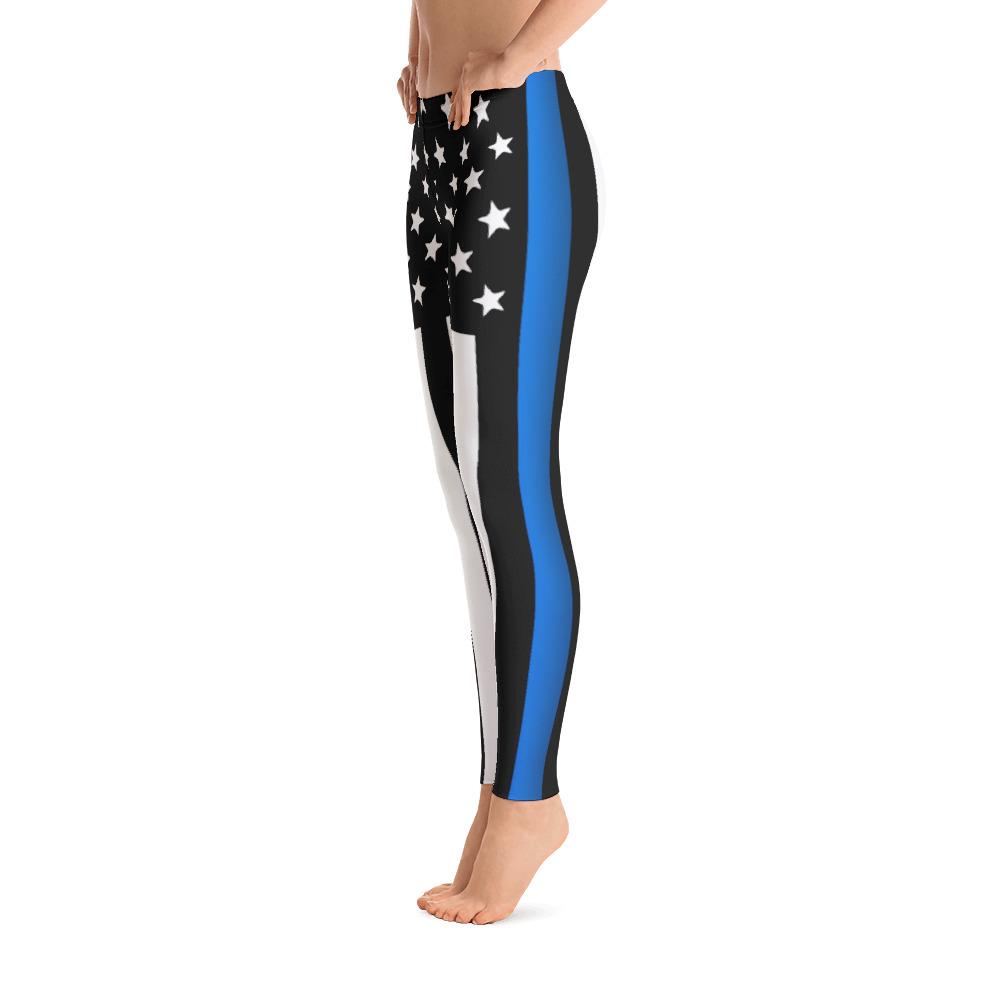 Thin Blue Line Police Daughter Leggings - Heroic Defender